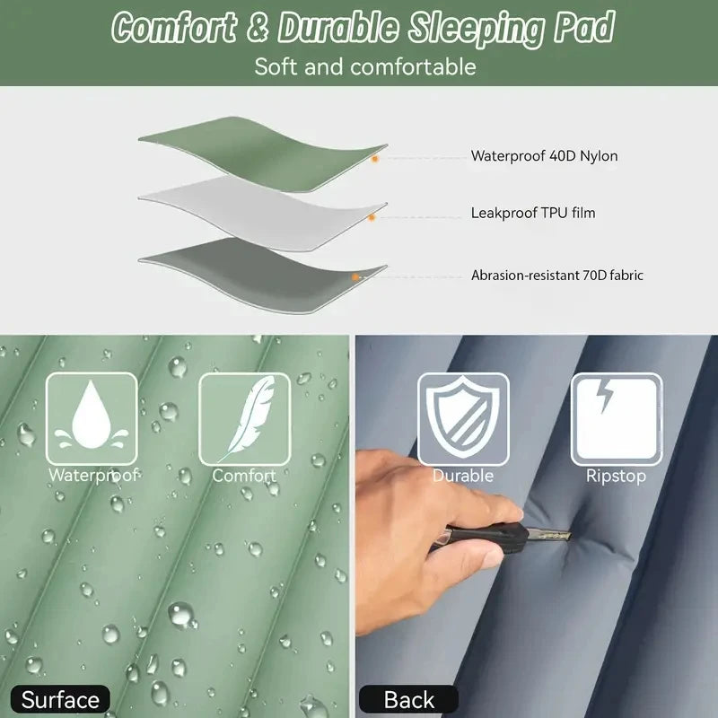 TrailRest Ultra-Light Inflatable Camp Pad